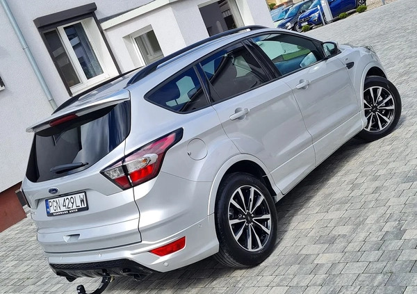 Ford Kuga cena 77900 przebieg: 71000, rok produkcji 2017 z Bielsk Podlaski małe 704